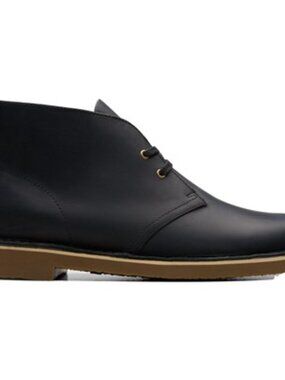 Clarks - Mens Shepton Boot, size 13 W US mens, color black.